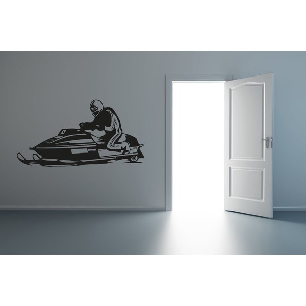Racing Ski-doo Arctic Cat Polaris Yamaha Snowmobile Wall Art Sticker