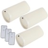 3PCS Remote Control Electronic LED Simulation Candle Lamp for Home