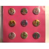 JAMES RIZZI BIG APPLE BUTTONS 3 SETS
