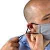 Triplast grey Washable Face Masks With Filters Adjustable And Reusable