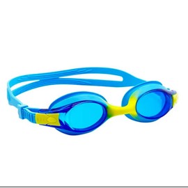 Kids Swim Goggles - Anti-fog lense, Attractive Colors, Unisex, Polycarbonate Lens, UV Protection (Black + Green)