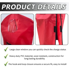 Fire Extinguisher Cover - Fire Safety Protective Guard from Scuffs and Scratches, Heavy Duty, 1 Pcs (13-20LB)