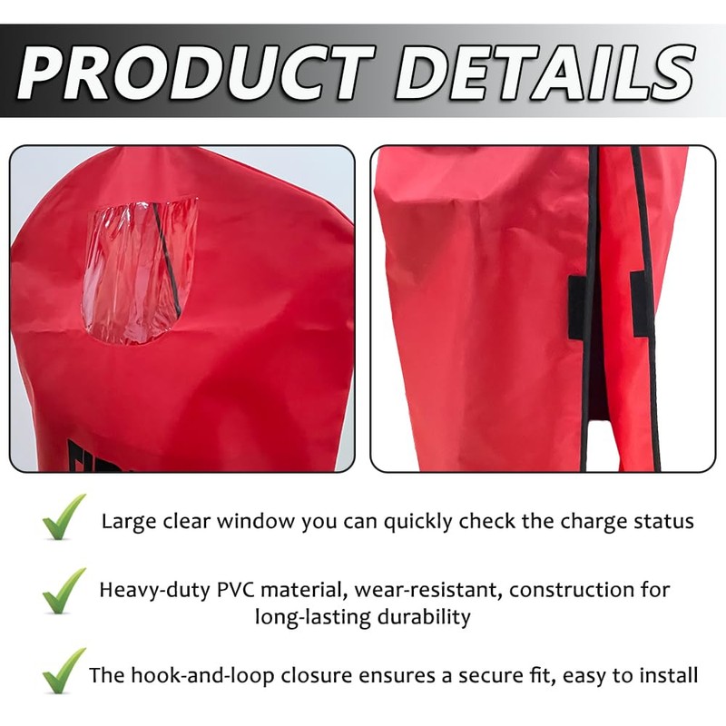 Fire Extinguisher Cover - Fire Safety Protective Guard from Scuffs
