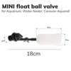 Hicello 1/2" Float Ball Valve Adjustable Mini Water Level Control