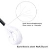 Embroidery Floss, 12 Skeins White Embroidery Thread Cross Stitch Threads,