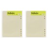 Delphonics Rolburn Flexible Refill Ruled M (Cream) 2-Piece Set of