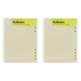 Delphonics Rolburn Flexible Refill Ruled M (Cream) 2-Piece Set of 100 Sheets