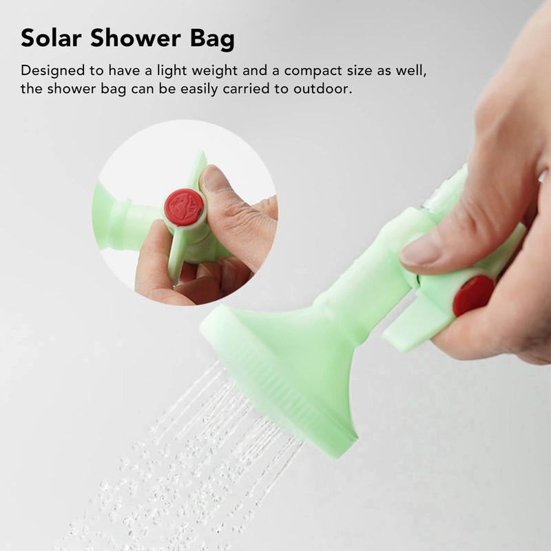 Solar Shower Bag 20L Large Capacity Water Storage Bath Accessory