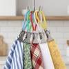 15 Pcs Towels Clips with Hanging Loop, Hanging Towel Clip