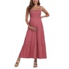ZucHugzo Maternity Casual Maxi Dress with Removed Strap, Stapless Bohemian