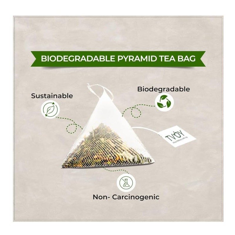 Butterfly Pea Flower Green Tea Bags – Low Caffeine 40