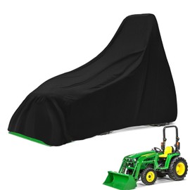 Waterproof Tractors Cover Fit Most Campact Utility Tractors with 60-100 HP, 600D Oxford Cloth Tractors Cover for Snow Rain Dust Protection, 185 L x 78 W x 98 H in