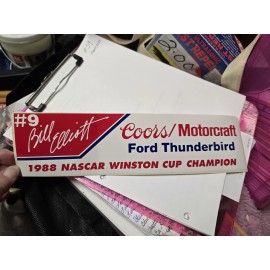 Bill Elliott #9 Coors / Motorcraft 1988 Nascar Winston Cup Champion Bumper...