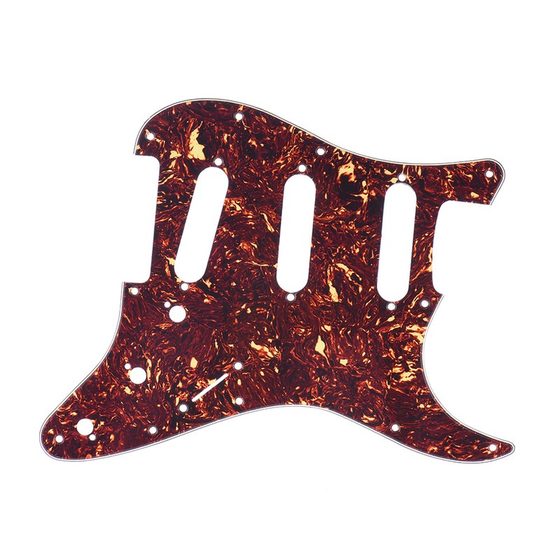 Tortoise Red Guitar Pick Guard Back Plate with 20pcs Screws