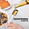 18/8 Stainless Steel Measuring Spoons: Doosu Heavy Duty Rectangular Spoon