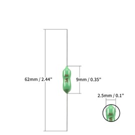Fielect Pico Fuse 250V 3A Fast Blow Fuse Resistance Type No self-Recovery Fuse for Telecom Communication 50pcs