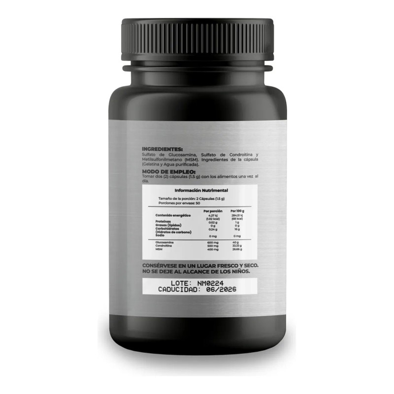 Glucosamine Complex • 100 Caps • Glucosamine + Chondroitin +