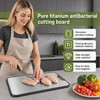 Titanium Cutting Board Set of 3, Double-Sided Titanium & PP