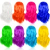 8 Pcs 12 Inch Colorful Party Wigs Wavy Bob with