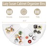 URALFA Lazy Susan Organizers Set of 4, 10"x 9.5"x 4"
