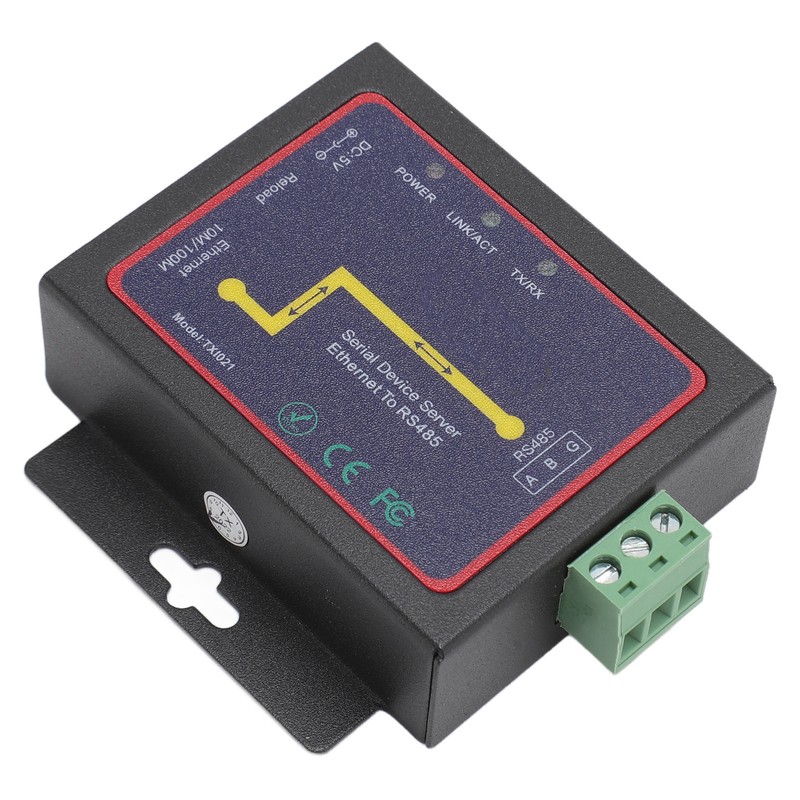 TXI021 RJ45 to RS485 Serial Network Adapter Industrial Grade TCP