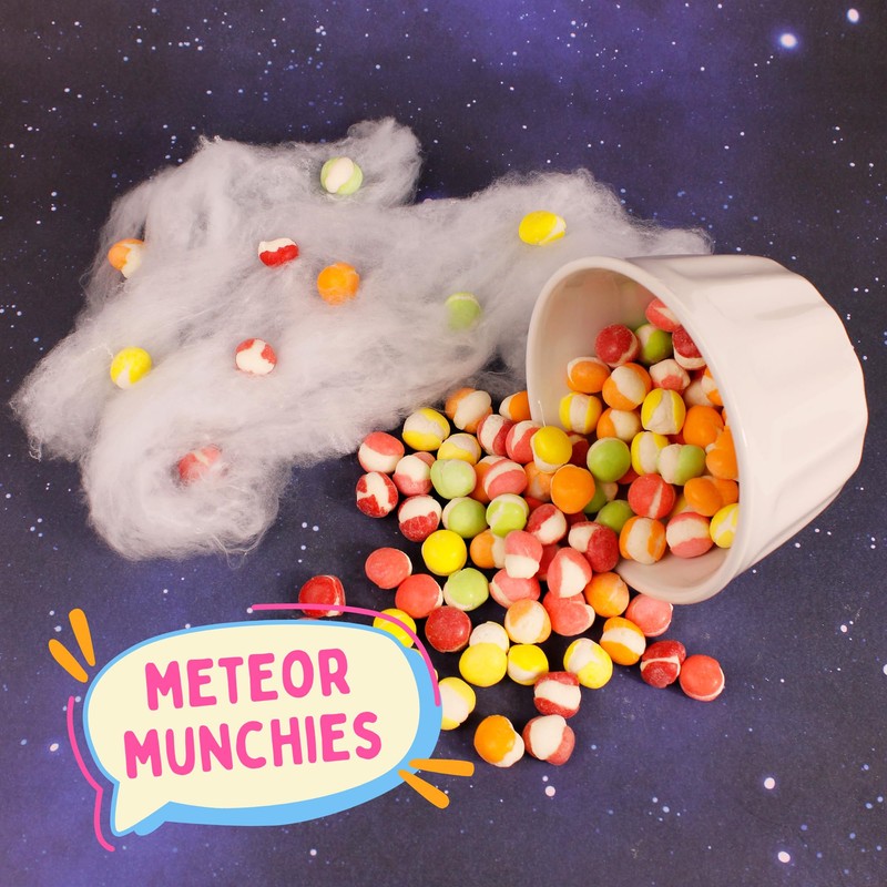 Freeze Dried Original Rainbow Crunch Candy, Assorted Fruity Flavors, Share