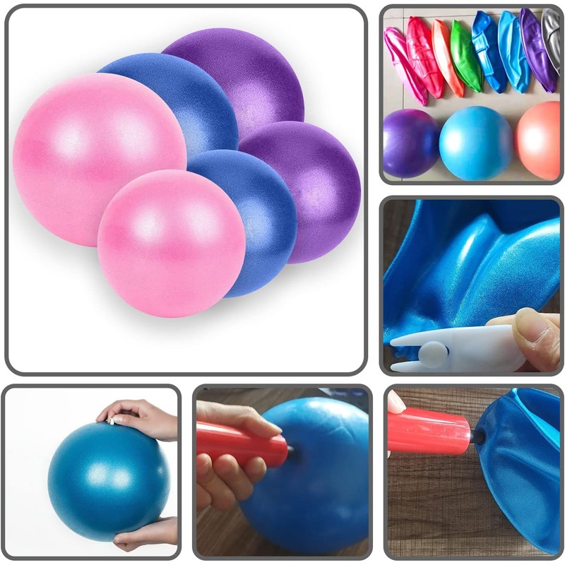 6 Inch Exercise Pilates Mini Yoga Balls Barre for Home