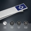 The Masonic Collection - Freemasons Blue Tieslide With Silver Plating