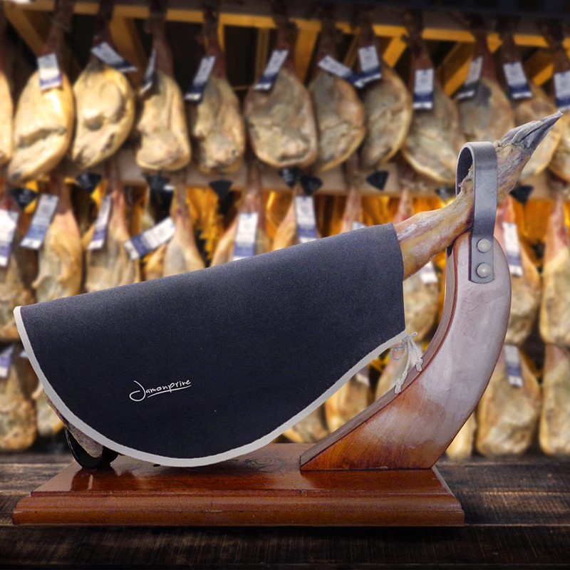 Jamonprive Ham Cover Black with Grey Border Ideal for Protecting