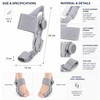 Adjustable Bunion Corrector for Big Toe Alignment – Rotatable Toe