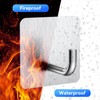 KRUI 4 Pcs Adhesive Wall Hooks for Emergency Fire Blankets,