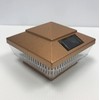 4-Pack Solar LED Copper 4 x 4 Vinyl PVC Wood