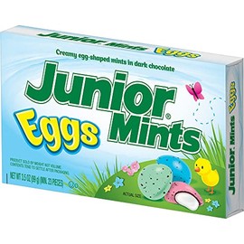 JUNIOR MINTS EGGS Limited Edition Easter Spring Candy 3.5oz Box