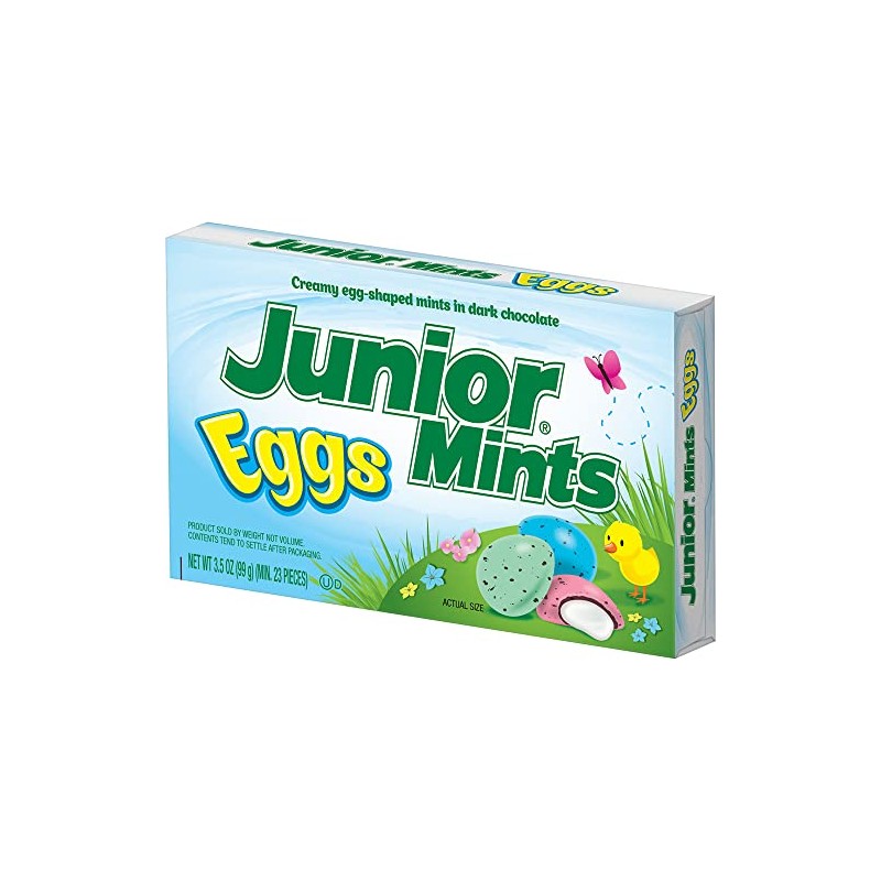 JUNIOR MINTS EGGS Limited Edition Easter Spring Candy 3.5oz Box