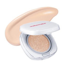 Wakemake Seamless Wear, Cushion Foundation (22N Neutral) SPF50+ PA+++ Semi-Matte, Moisturizing, Natural Cover, Adhesive, Durability, Won't Crack, Popular, Korean Cosmetics