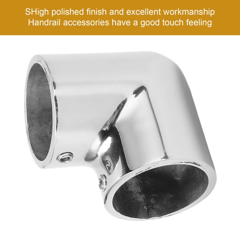 2 Way Boat Hand Rail Fitting 32mm 316 Stainless Steel