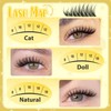 Short Lash Clusters Natural Eyelash Clusters 8-12MM Wispy Lash Extensions