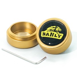 Banly Round Pool Chalk Holder, Portable Pool Cue Chalk Holder, Magnetic Mini Chalk Holder Pool Billiards, Pool Cue Chalk Case Container Box for Billiard Cue Tip Tool Snooker Pool Table Accessory