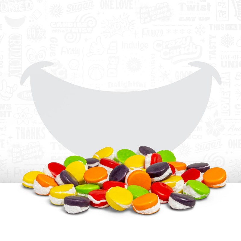 Freeze Dried Sweet Tarts-Style Candy, Crazy Candy Tangy Tarts -