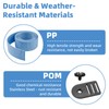 Pool Solar Cover Reel Straps, Pool Reel Tube & Blanket