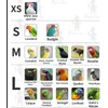 Bird Flight Suits Diapers for Monk Parakeets, Conures, Lovebirds, Cockatiels