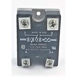 Opto 22 240D25 Ssr Relay 240V 25 Amp 3-32 Volt C
