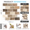 URCOLOR 10-Sheet Stick on Backsplash for Kitchen,12"x12" Peel and Stick
