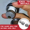 3 Pcs Ball End Shower Arm Adapter，Converting Old Fashioned Ball