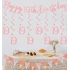 Elicola 19th Birthday Banner for Girls Happy 19th Birthday with