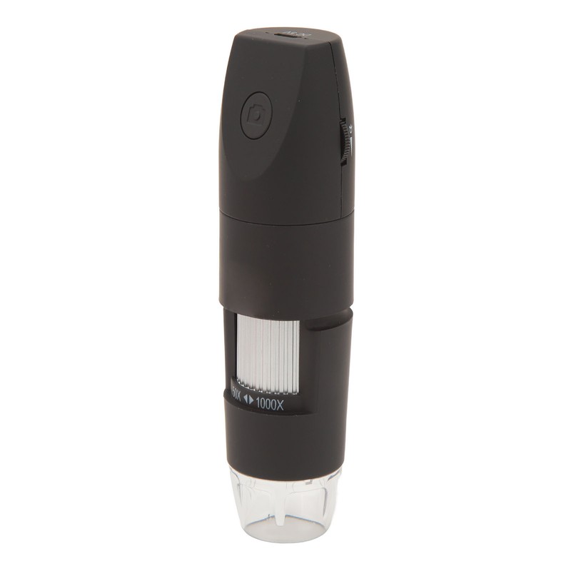 Handheld Electron Microscope 50X‑1000X 1920x1080P 8LED Lights USB Wifi Wireless