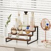 Giikin Display Risers, 4 Tier Display Stand for Perfume, Makeup,