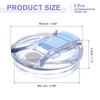 sourcing map 2Pcs Lids Replacement for Tumbler Cup 40oz, Spill