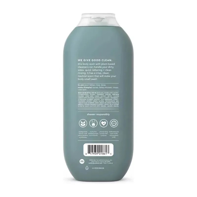 2 Method Men Body Wash Glacier+granite / Sea+surf 532ml
