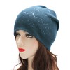 ZLYC - Gorro de punto holgado para mujer, suave y